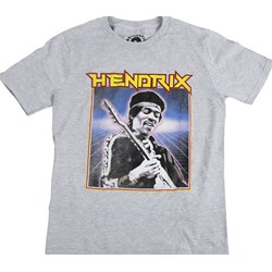 Jimi Hendrix - Youth Grid T-Shirt