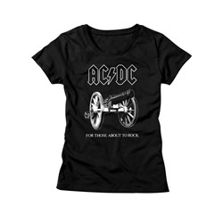 Ac/Dc - Womens About To Rock T-Shirt