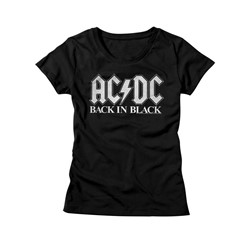 Ac/Dc - Womens Back In Black 2 T-Shirt