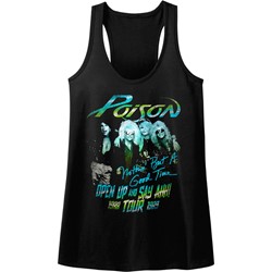 Poison - Womens Tour Shirt Raw Edge Racerback Tank