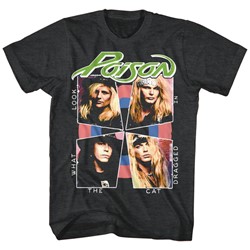 Poison - Mens Cat Dragged In T-Shirt