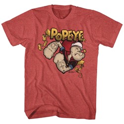 Popeye - Mens Gold Banner T-Shirt