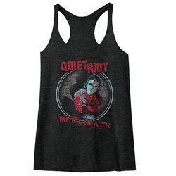 Quiet Riot - Womens Metal Health Raw Edge Racerback Tank