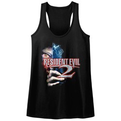 Resident Evil - Womens Residentevil 2 Raw Edge Racerback Tank