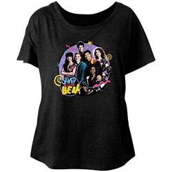Saved By The Bell - Womens The Whole Gang Triblend Dolman T-Shirt