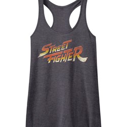 Street Fighter - Womens Logo Racerback Tank Top