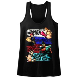 Street Fighter - Womens Show Me Your Moves Raw Edge Racerback Tank