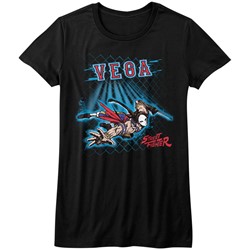 Street Fighter - Juniors Vega Fence T-Shirt
