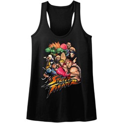 Street Fighter - Womens Stftr Raw Edge Racerback Tank