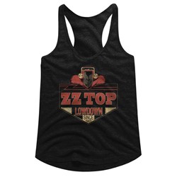 Zz Top - Womens Lowdown Raw Edge Racerback Tank