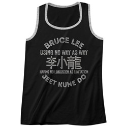 Bruce Lee - Mens Symbols Ringer Tank Top