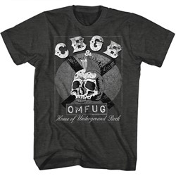 Cbgb - Mens Skull & Tape T-Shirt