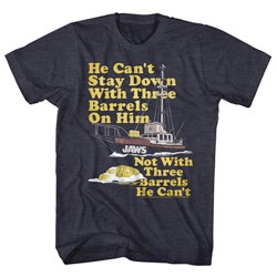 Jaws - Mens 70S Barrels T-Shirt