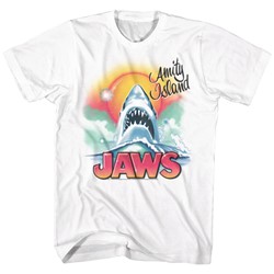 Jaws - Mens Beachy Airbush T-Shirt