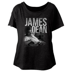 James Dean - Womens Bfd Triblend Dolman T-Shirt
