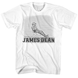 James Dean - Mens Chair/Fence T-Shirt