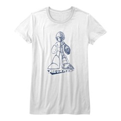 Mega Man - Juniors Blueprint T-Shirt