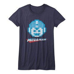 Mega Man - Juniors Megaface T-Shirt