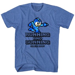 Mega Man - Mens Running And Gunning T-Shirt
