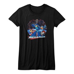 Mega Man - Juniors Megaman Collage T-Shirt