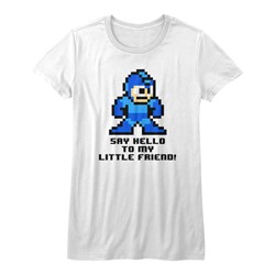 Mega Man - Juniors Say Hello To My Little Friend T-Shirt