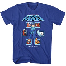 Mega Man - Mens Mm1 Select Screen Remix T-Shirt