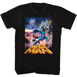 Mega Man - Mens Postery Megaman T-Shirt