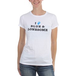 Rolling Stones - Womens I Am Blue And Lonesome T-Shirt