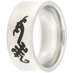 Stainless Steel Ring by BodyPUNKS (SSRX0380)