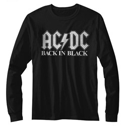 AC/DC Mens Back In Black 2 Long Sleeve T-Shirt