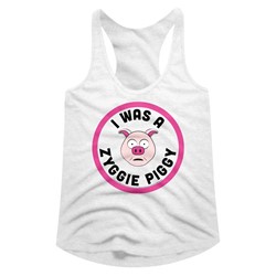 Bill And Ted Womens Zyggie Piggy Racerback Tank Top