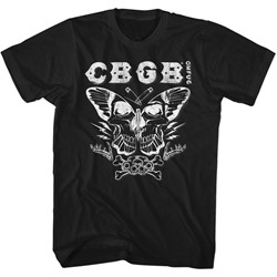 CBGB Mens Butterfly Collage T-Shirt