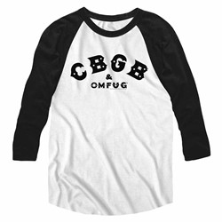 CBGB Mens Cbgb Black Raglan