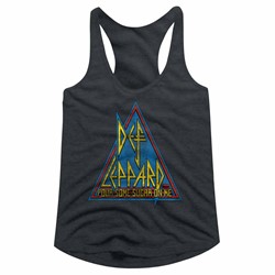 Def Leppard Womens Primary Triangle Racerback Tank Top