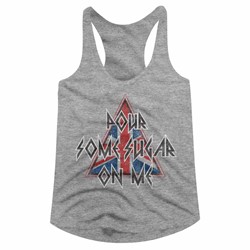 Def Leppard Womens Pour Some Triangle Racerback Tank Top