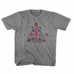 Def Leppard Unisex-Child Pour Some Triangle T-Shirt