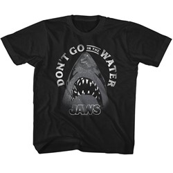 Jaws Unisex-Child Text Arch T-Shirt