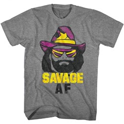 Macho Man Mens Savage Af T-Shirt
