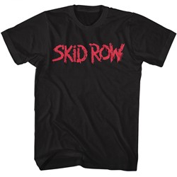Skid Row Mens Red Logo T-Shirt
