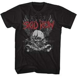 Skid Row Mens Skull & Wings T-Shirt