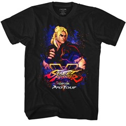 Street Fighter Mens Pro Tour - Ken T-Shirt