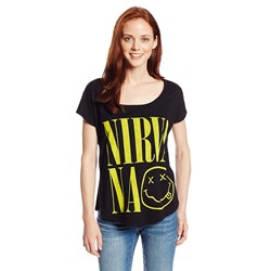 Nirvana NA Smiley Junior's Dolman T-Shirt