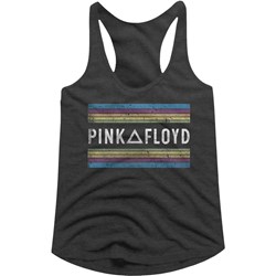 Pink Floyd - Womens Pink Floyd Rainbows Racerback Tank Top