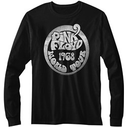 Pink Floyd - Mens 1968 World Tour Long Sleeve T-Shirt