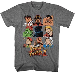 Street Fighter - Mens Sf2Shdrcast T-Shirt