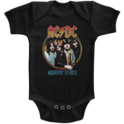 Acdc - Unisex-Baby Highway To Hell Tricolor Onesie