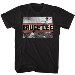 Bruce Lee - Mens Fly Kick T-Shirt