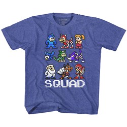 Mega Man - Unisex-Child Squad T-Shirt