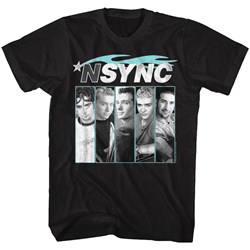 Nsync - Mens Blue Flame T-Shirt