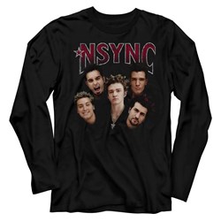 Nsync - Mens Group Shot Long Sleeve T-Shirt